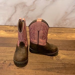 Pink Toddler Cowboy boots size 4